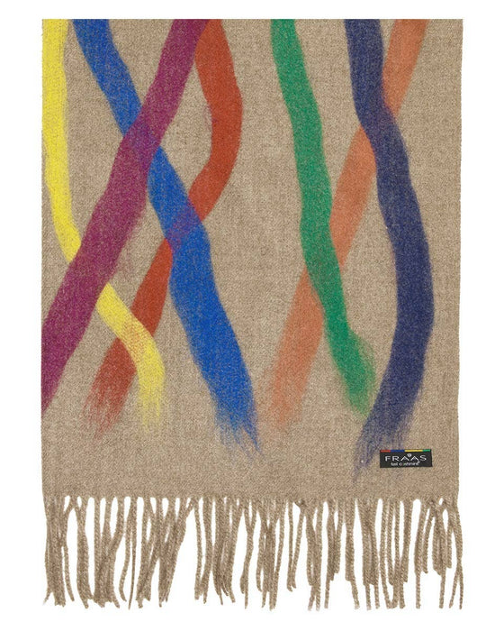 Colourful Stripes Needle Punch Wrap