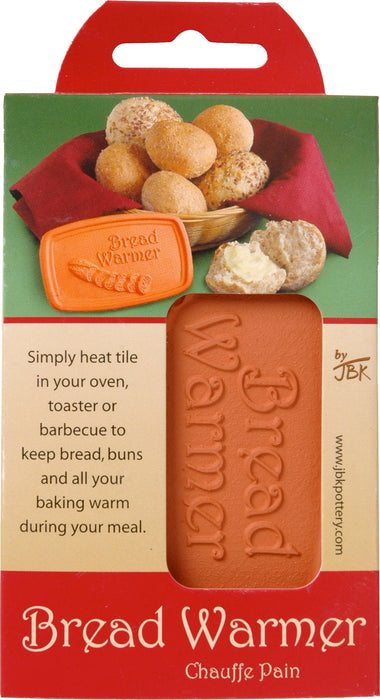 Bread Warmer - Baguette Design - 3 X 5 Inch Terra Cotta