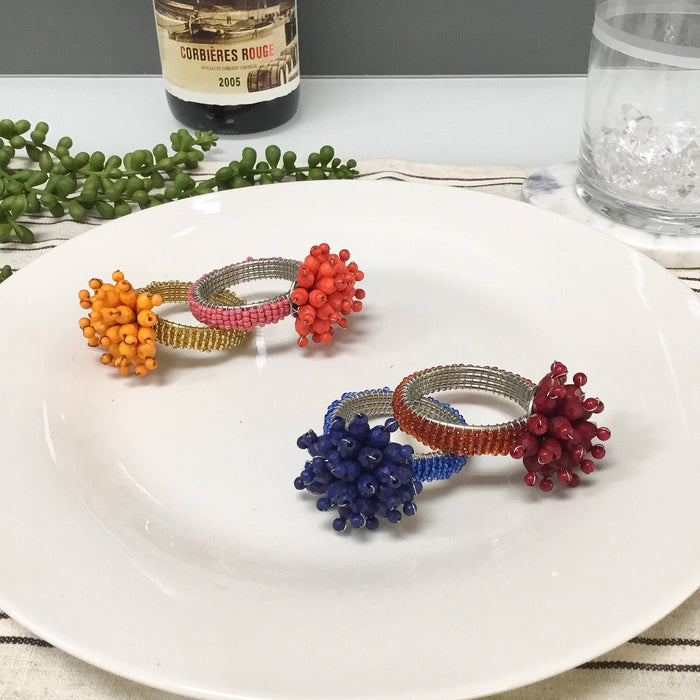Colorful Sunburst Napkin Rings