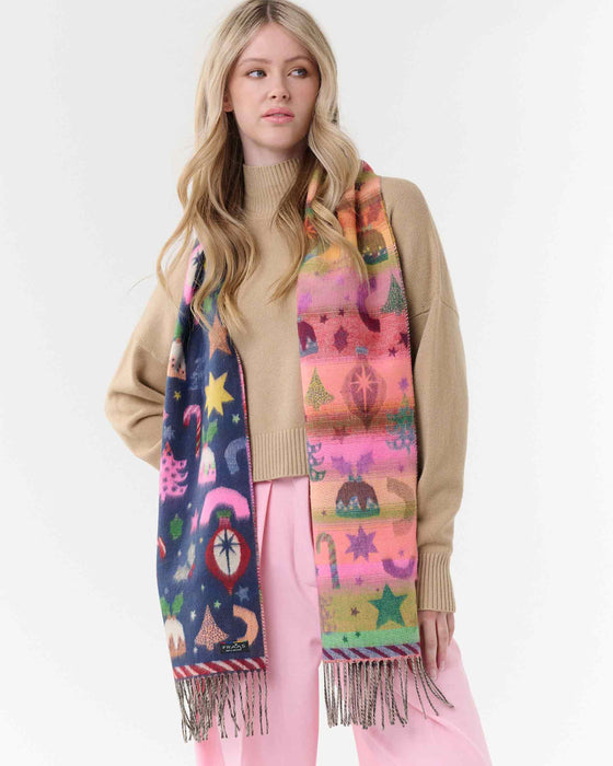 Classic Christmas Cashmink Scarf