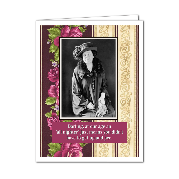 All Nighter Birthday Greeting Card
