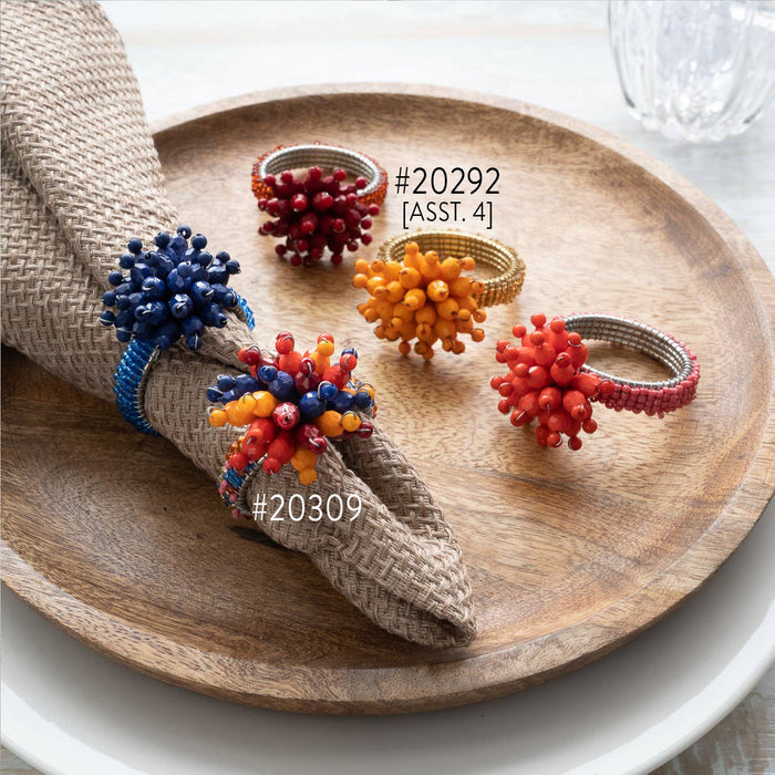 Colorful Sunburst Napkin Rings