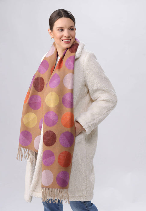 Divided Dots Oversized Cashmink® Scarf