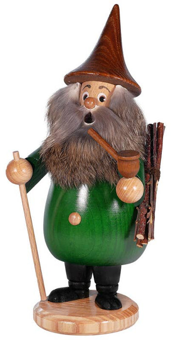 Incense Smoker Root Gnome green-brown