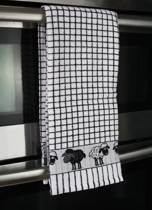 Poli-Dri Jacquard Tea Towel - Sheep