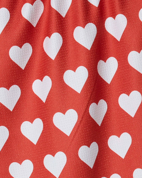 Simple Love Geometry Tea Towel