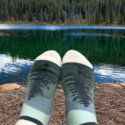 Evergreen Merino Socks