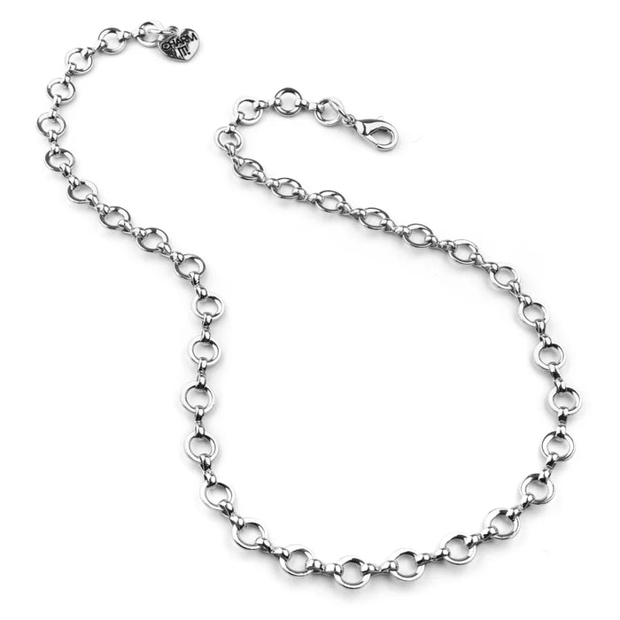 Silver Choker Chain Charm It