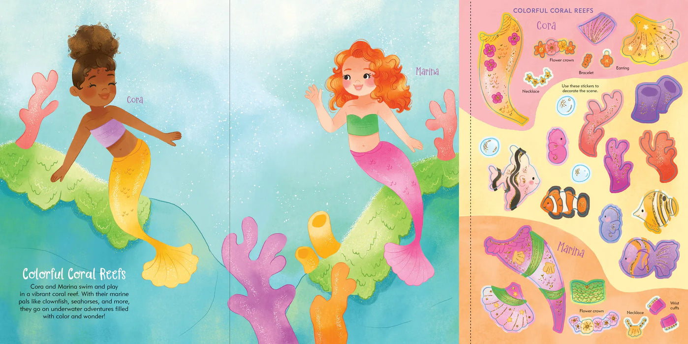 Sticker Doll Dress Up Mermaids