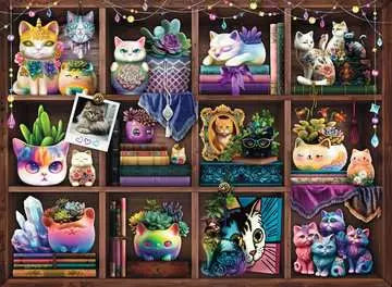500 pc Cubby Cats and Succulents Puzzle