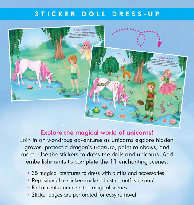 Sticker Doll Dress Up Unicorns