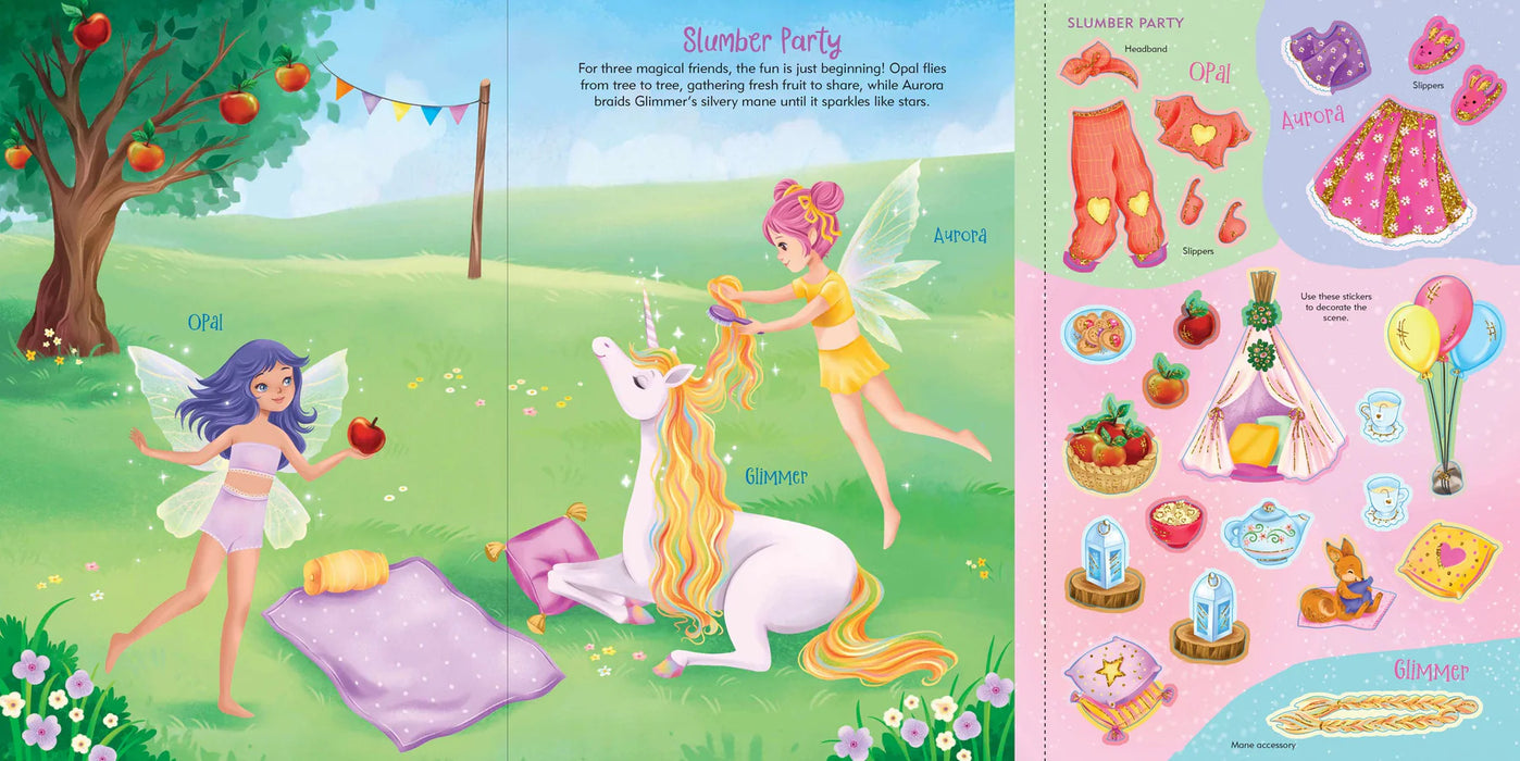 Sticker Doll Dress Up Unicorns