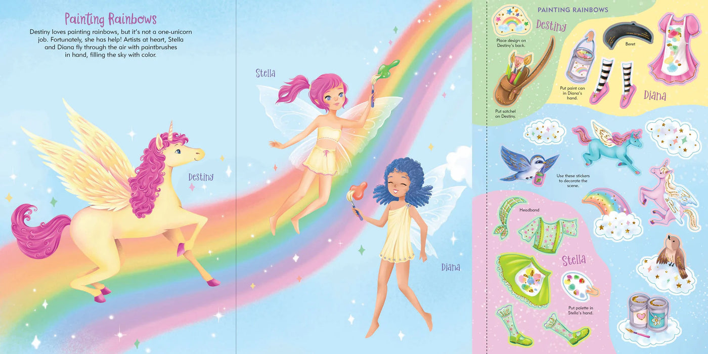 Sticker Doll Dress Up Unicorns