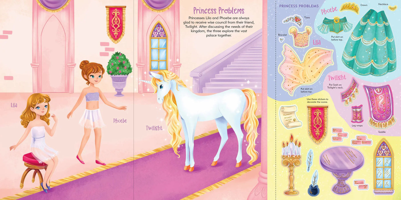 Sticker Doll Dress Up Unicorns