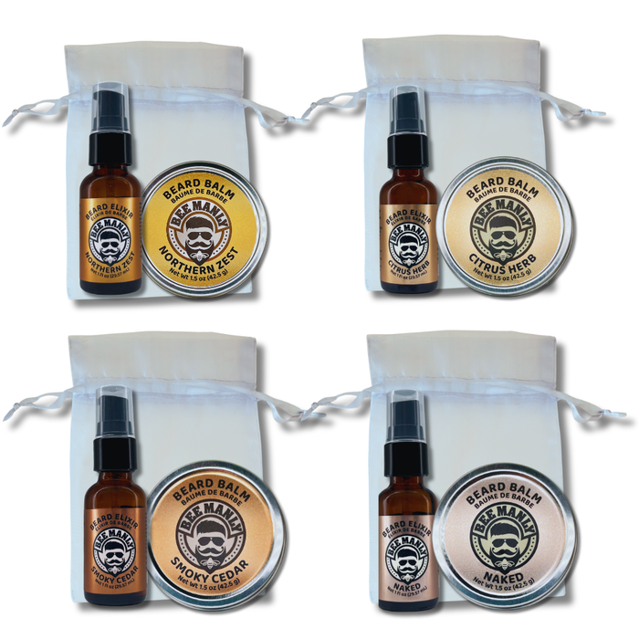 Bee Manly Gift Set - Beard Balm & Elixir - 2 Piece