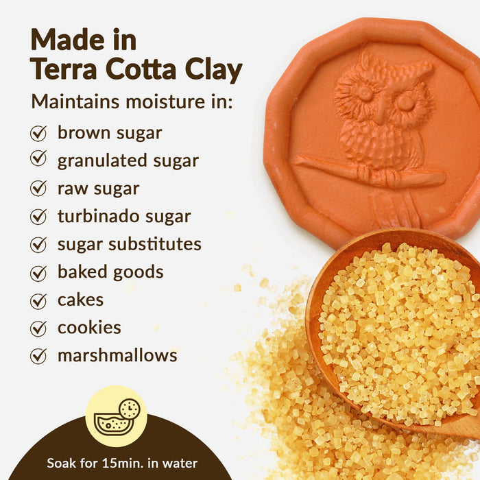 Owl Design Ceramic Brown Sugar Saver