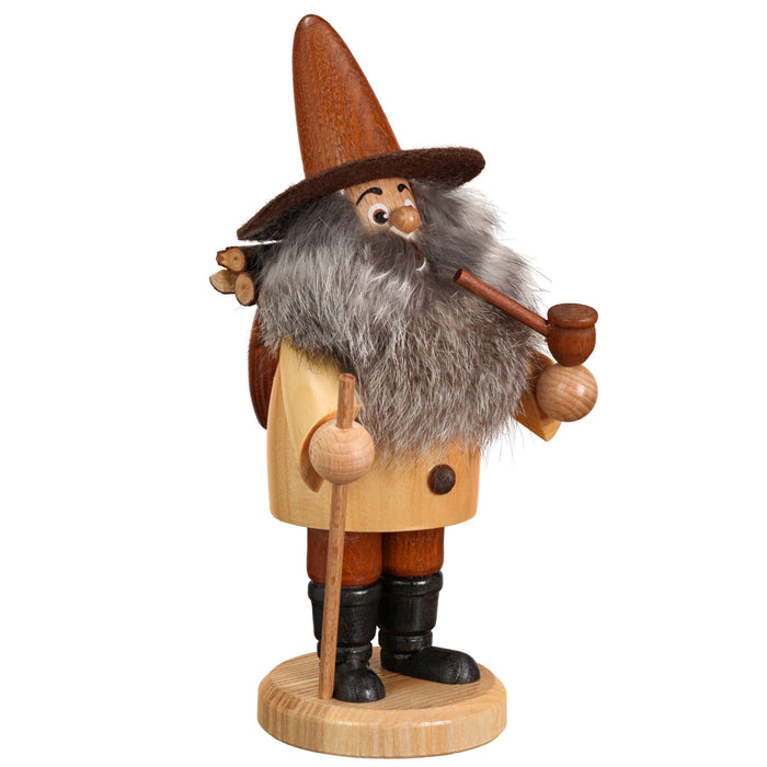 Incense Smoker Wood Collector Gnome natural