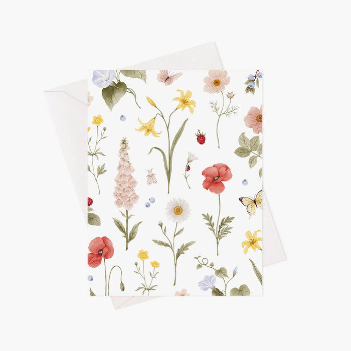 Saisons - Fleurs Estivales - Carte de souhaits