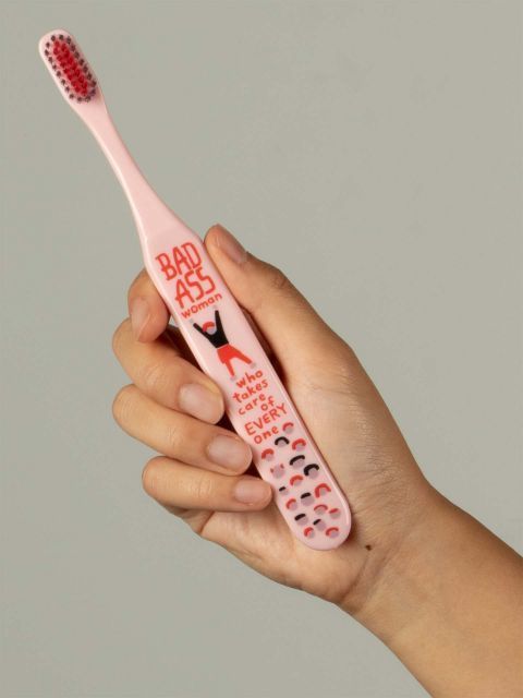 Bad Ass Woman Toothbrush