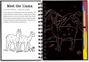 Scratch & Sketch Llamas and Friends