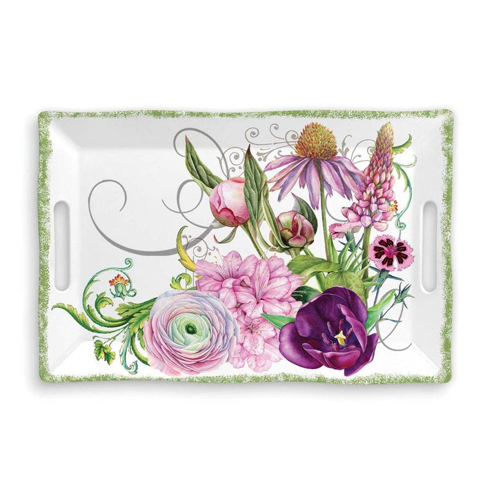 Deborah's Garden Melamine Serving Tray