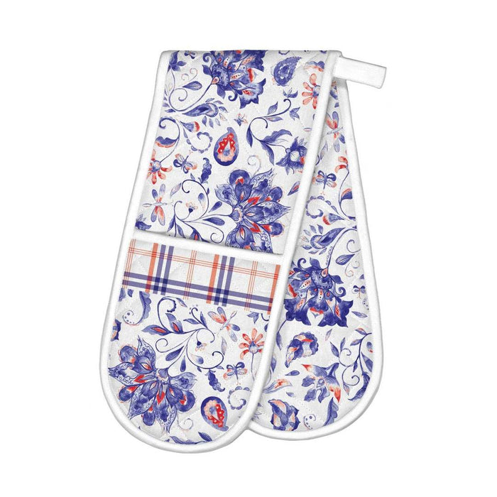 Paisley & Plaid Double Oven Glove