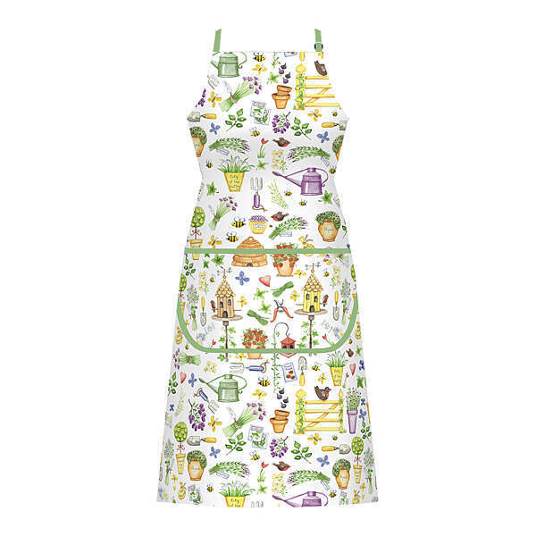 Herb Garden Cotton Apron