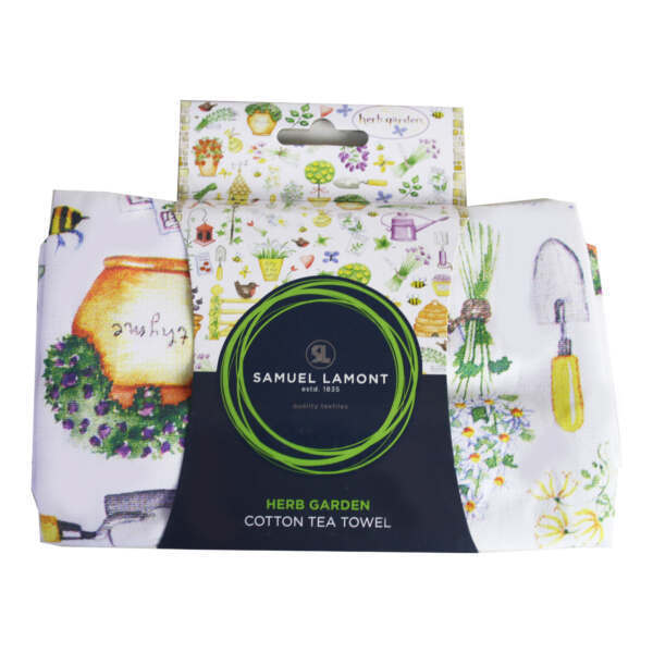 Herb Garden Cotton Tea Towel