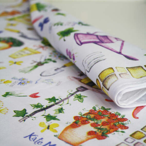 Herb Garden Cotton Tea Towel