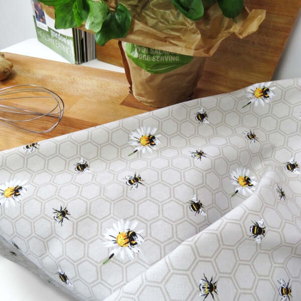 Bee Happy Cotton Tea Towel