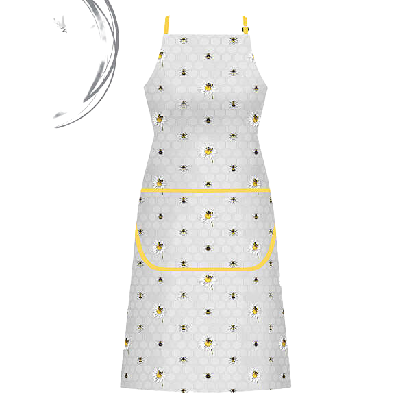 Bee Happy Cotton Apron