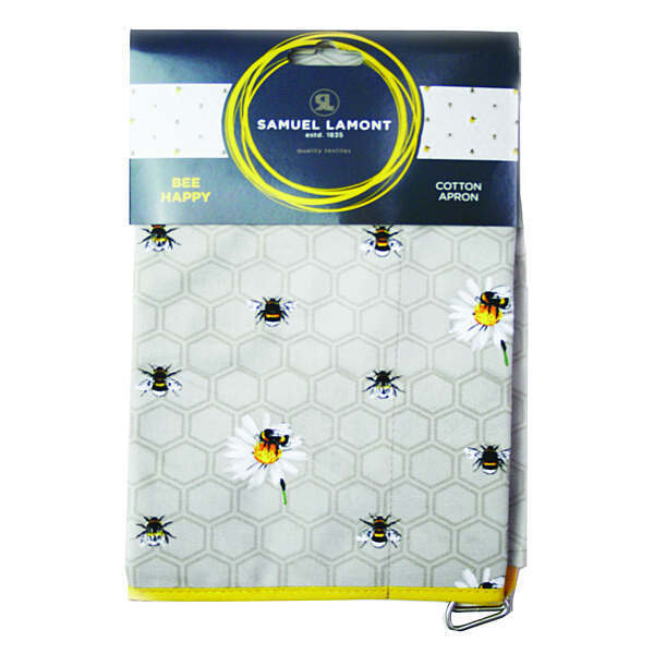 Bee Happy Cotton Apron