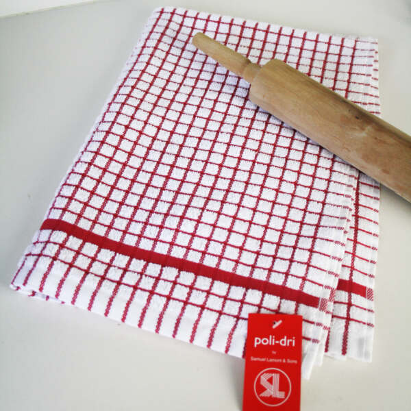 Poli Dri Tea Towel Red