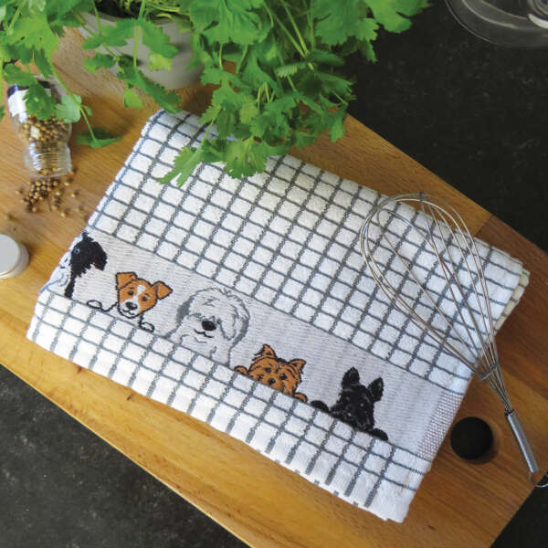 Poli Dri Tea Towel Dogs