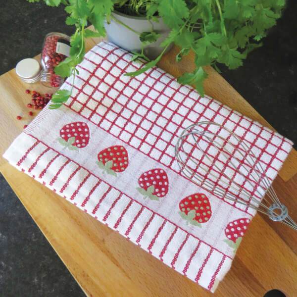 Poli Dri Tea Towel Strawberry