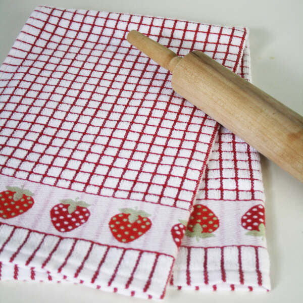 Poli Dri Tea Towel Strawberry