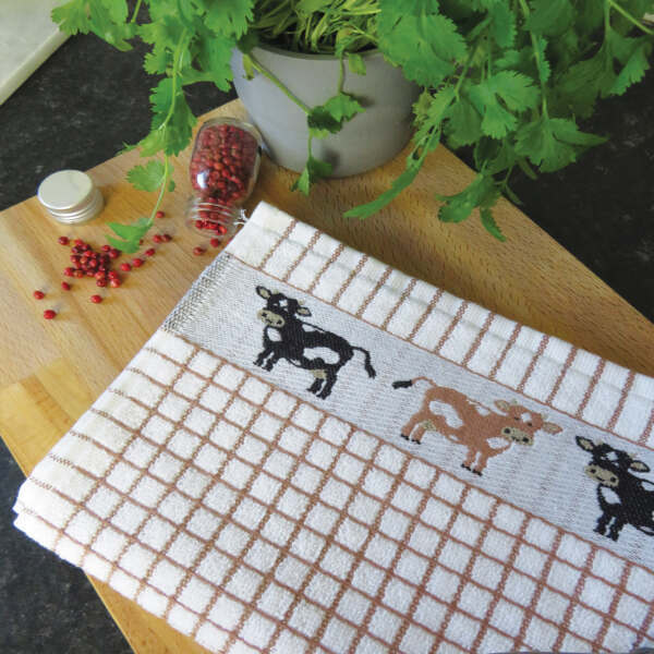 Poli Dri Tea Towel Cows