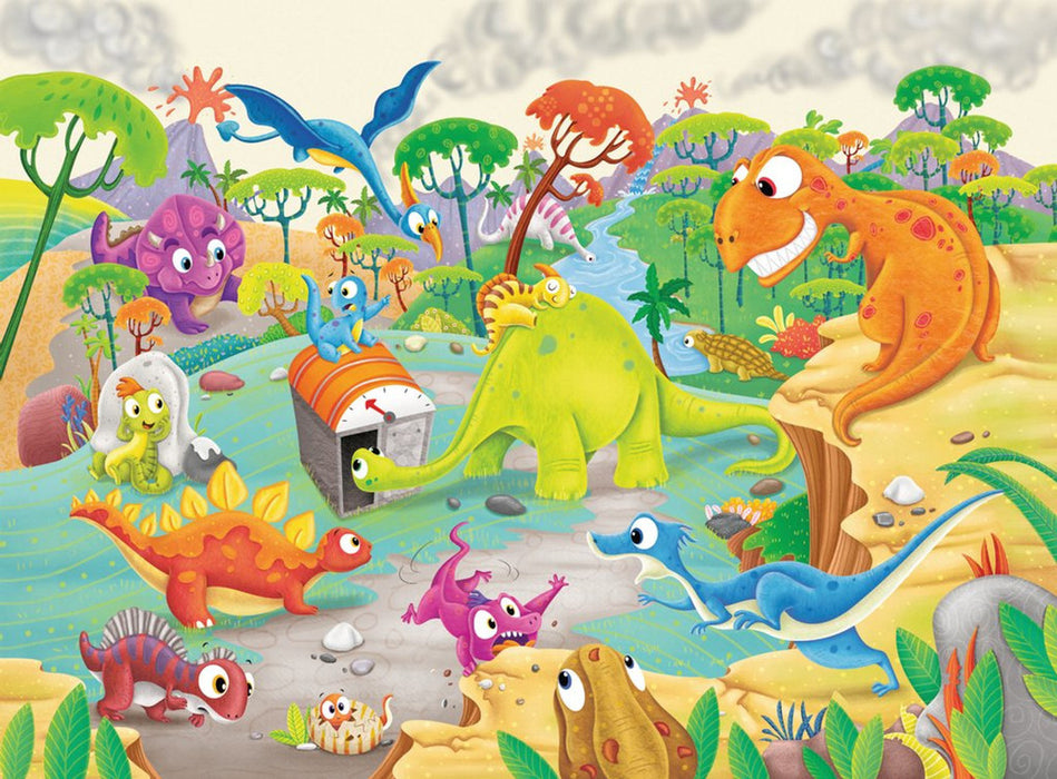 60 pc Time Traveling Dinos Puzzle