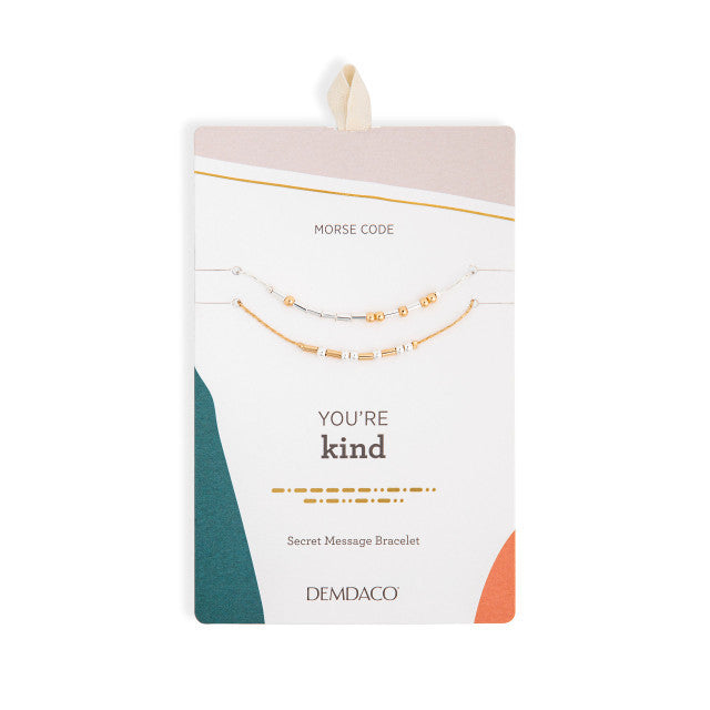 You're Kind Morse Code Bracelet