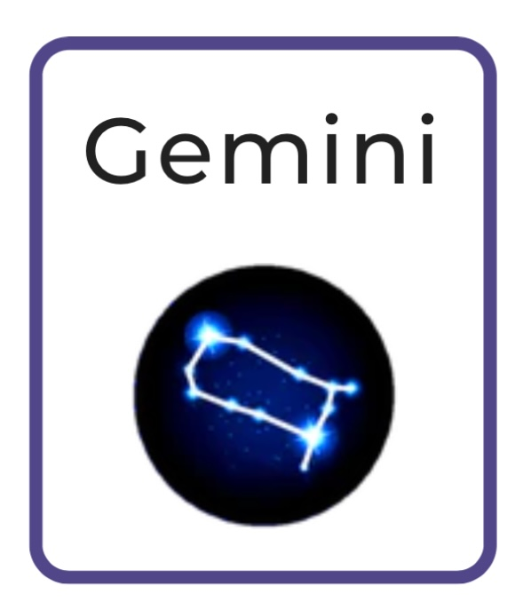 Moonglow Astral Necklace Gemini