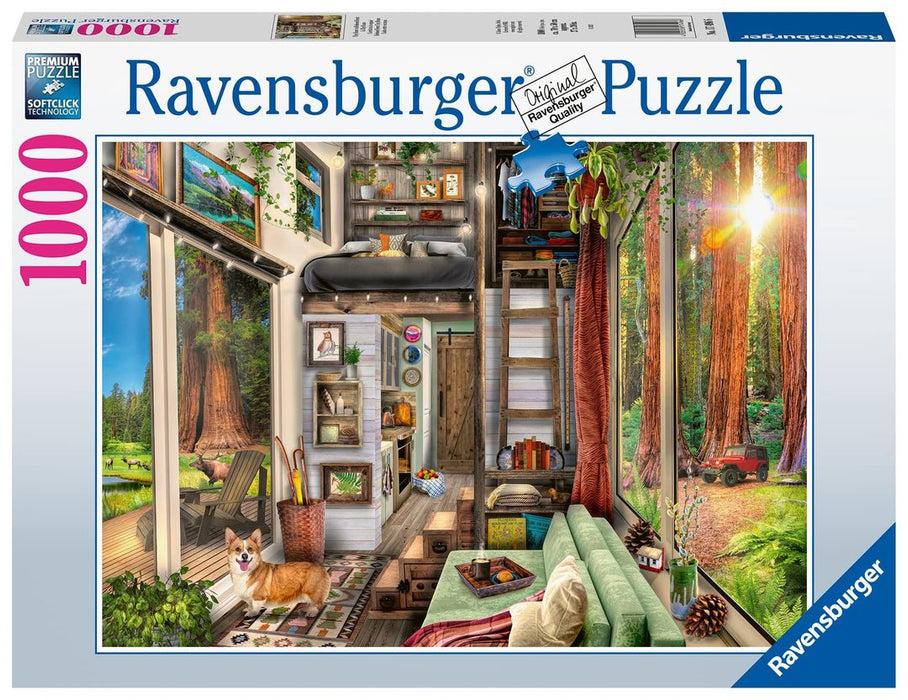 1000 pc Redwood Forest Tiny House Puzzle