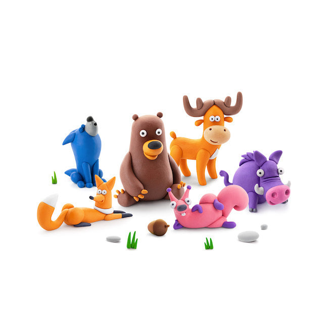 Forest Animals Hey Clay