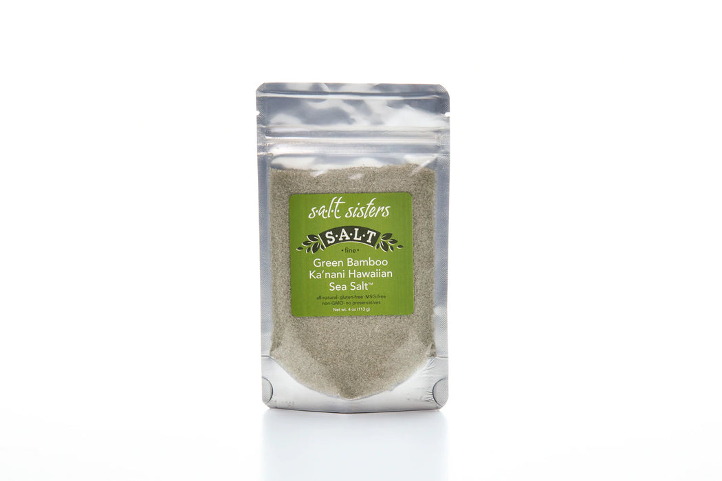 Green Bamboo Hawaiian Sea Salt Fine