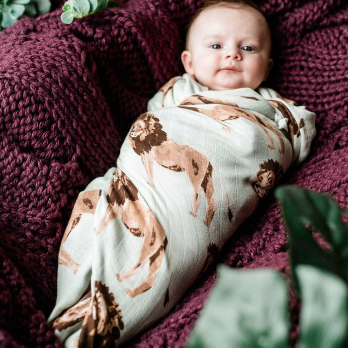 Bamboo Cotton Swaddle Sheep