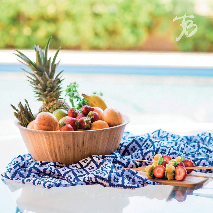 Bamboo 12" Flared Salad Bowl