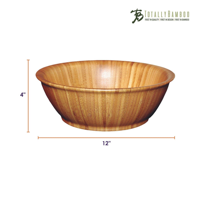 Bamboo 12" Flared Salad Bowl