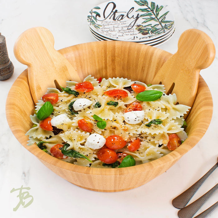 Bamboo 12" Flared Salad Bowl