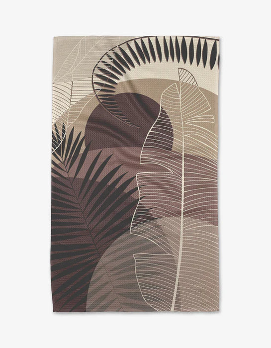 Neutral Hills Geometry Tea Towel