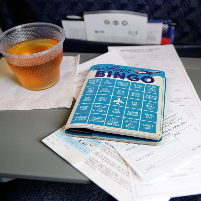 Passport Holder In-Flight Bingo
