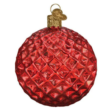 Faceted Crimson Reflection Ornament